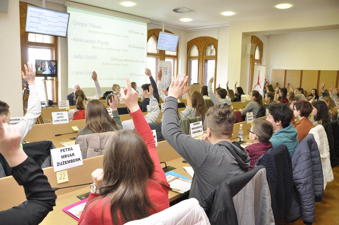 Otroški parlament na Rotovžu