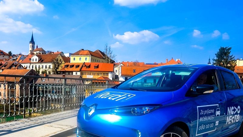 Prevoz Rudi v osrčju Novega mesta