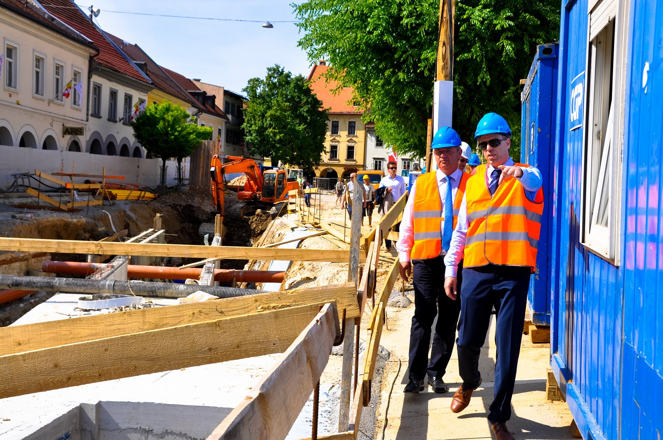 ogled prenavljanja mestnega jedra