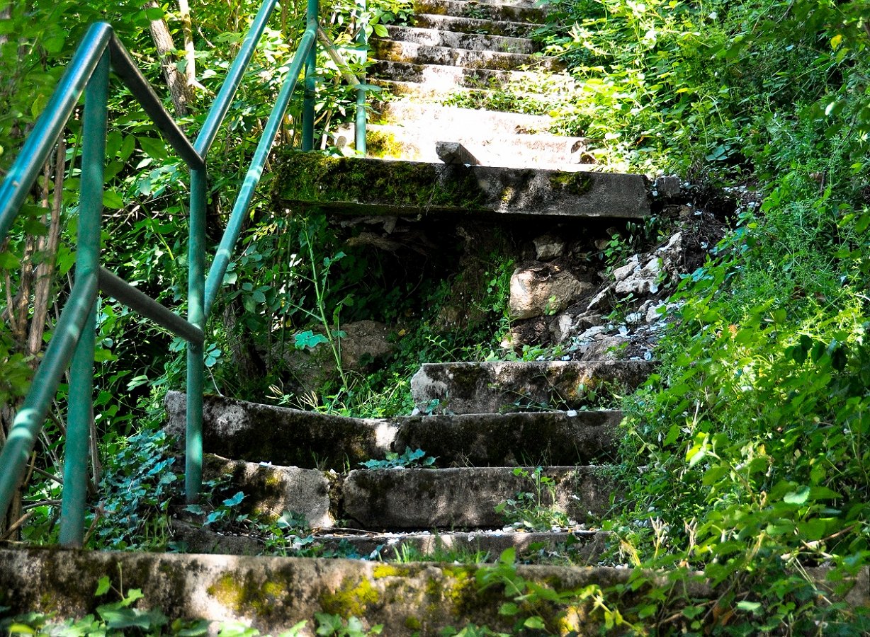 Stara podoba stopnišča - Breg