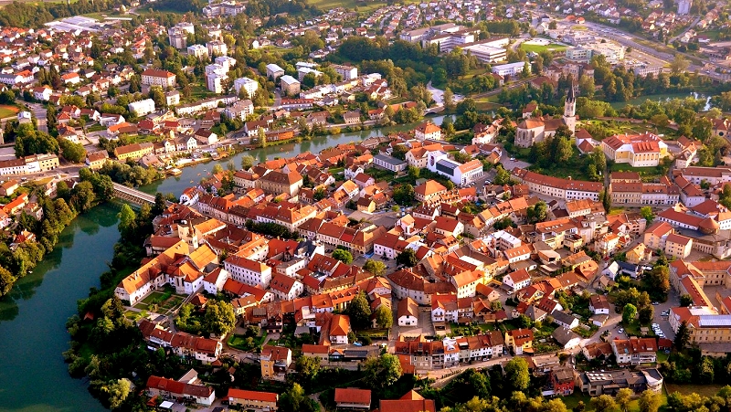 novo mesto iz zraka