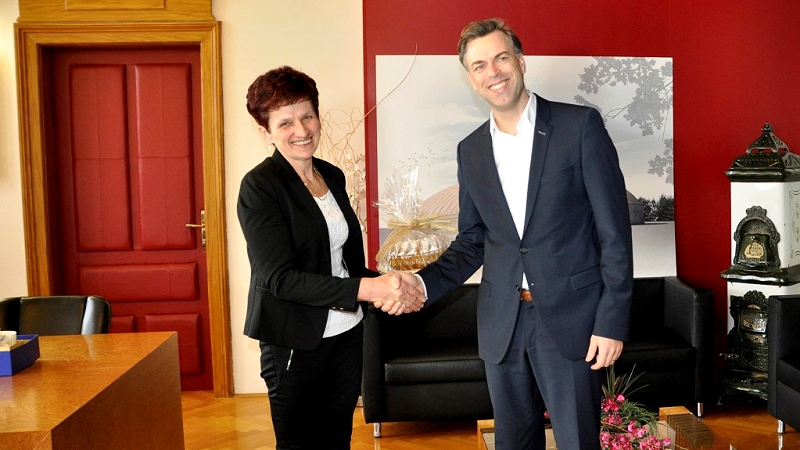 Župan in Marija Jakše