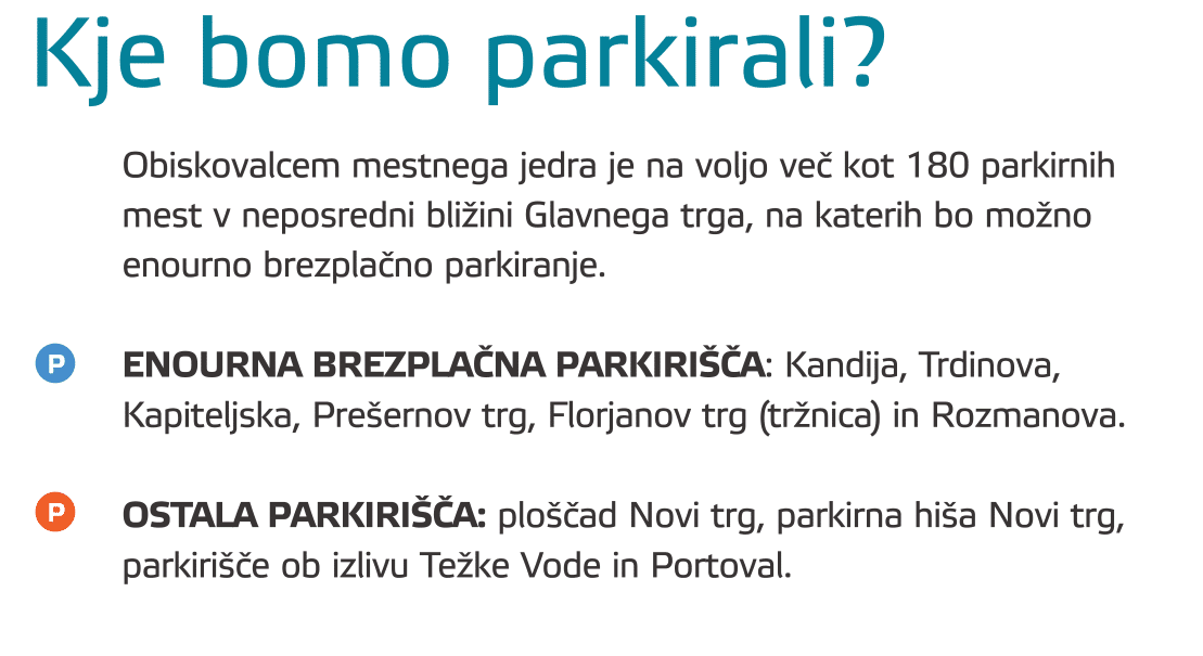 kje bomo parkirali