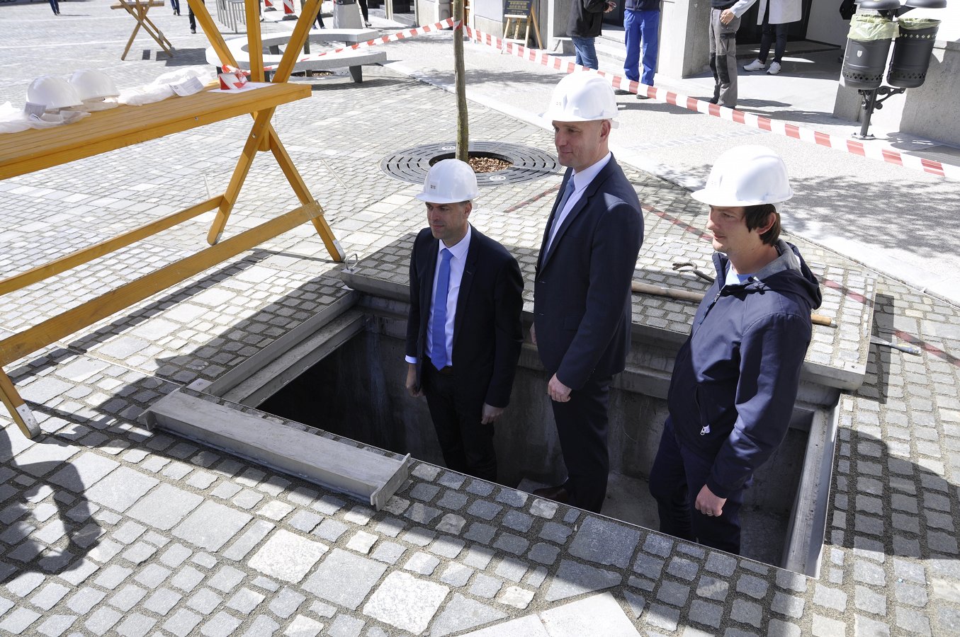 Župan Gregor Macedoni ter okoljski minister Simon Zajc