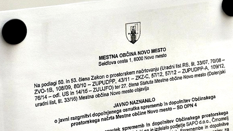 naznanilo