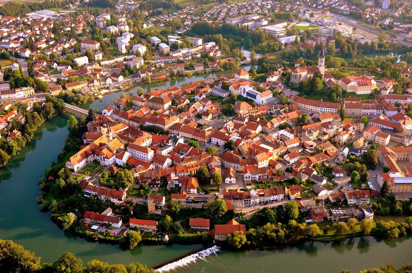 novo mesto iz zraka