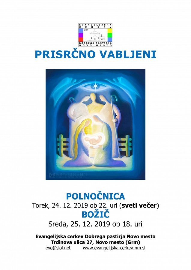 WW - vabilo polnočnica - božič 2019