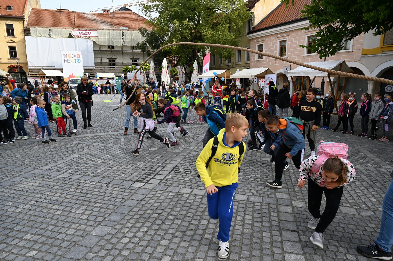 Slika 26 Dan brez avtomobila na Glavnem trgu