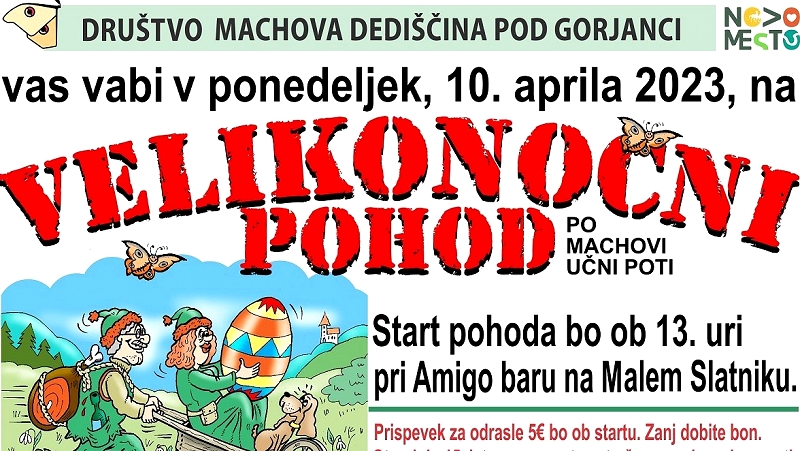  Velikonočni pot po Mahovi  poti