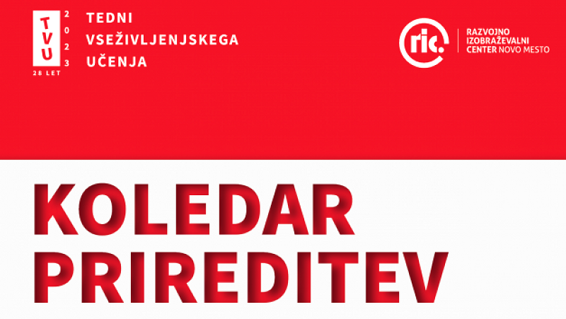 Koledar prireditev TVU_2023