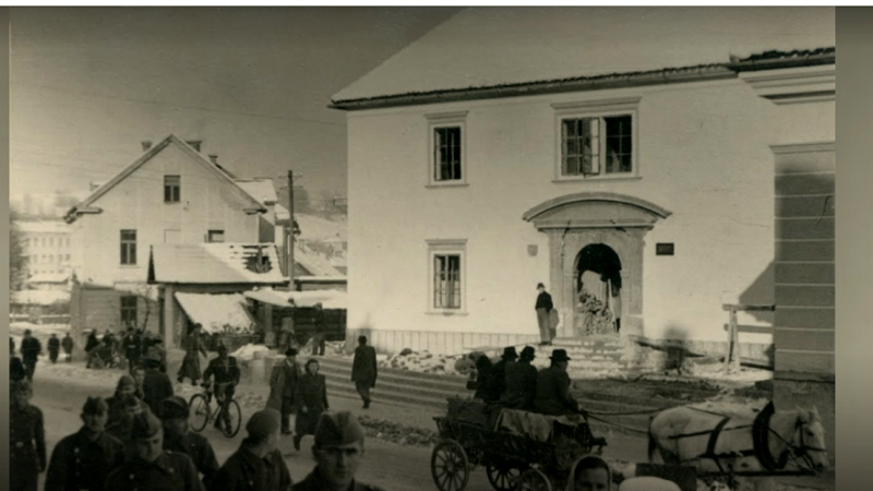 Konec petdesetih let na območju spomeniškega kompleksa Na vratih