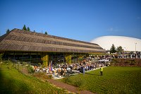 Publika na otvoritvi Bazena Novo mesto
