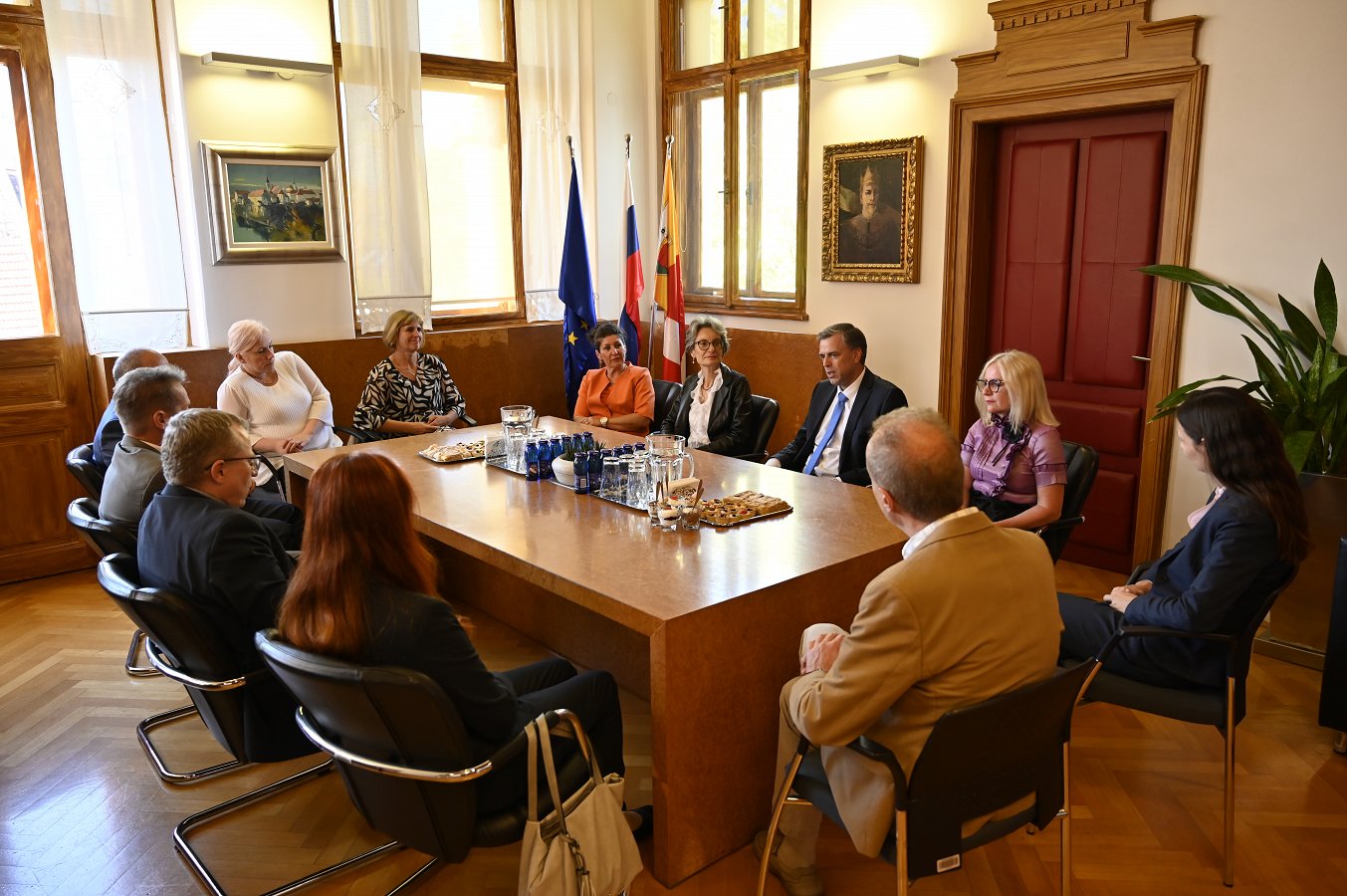 Tradicionalni sprejem predstavnikov Univerze v Novem mestu in novomeških visokošolskih zavodov pri županu-2