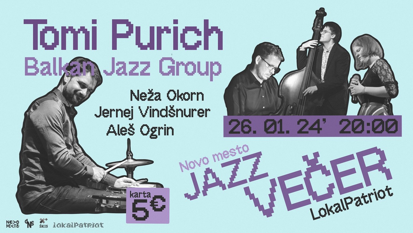 Plakat jazz večer 