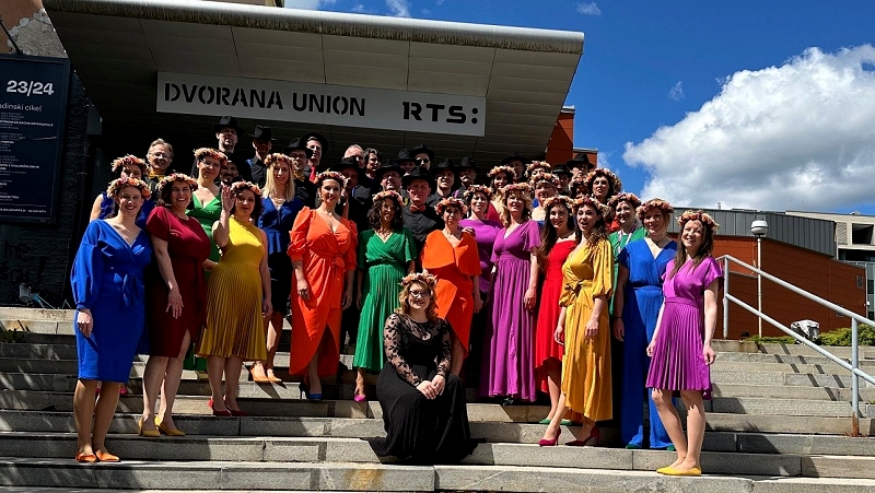 pevski zbor Pomlad Novomeški Pomladniki zlati na državnem tekmovanju v Mariboru 