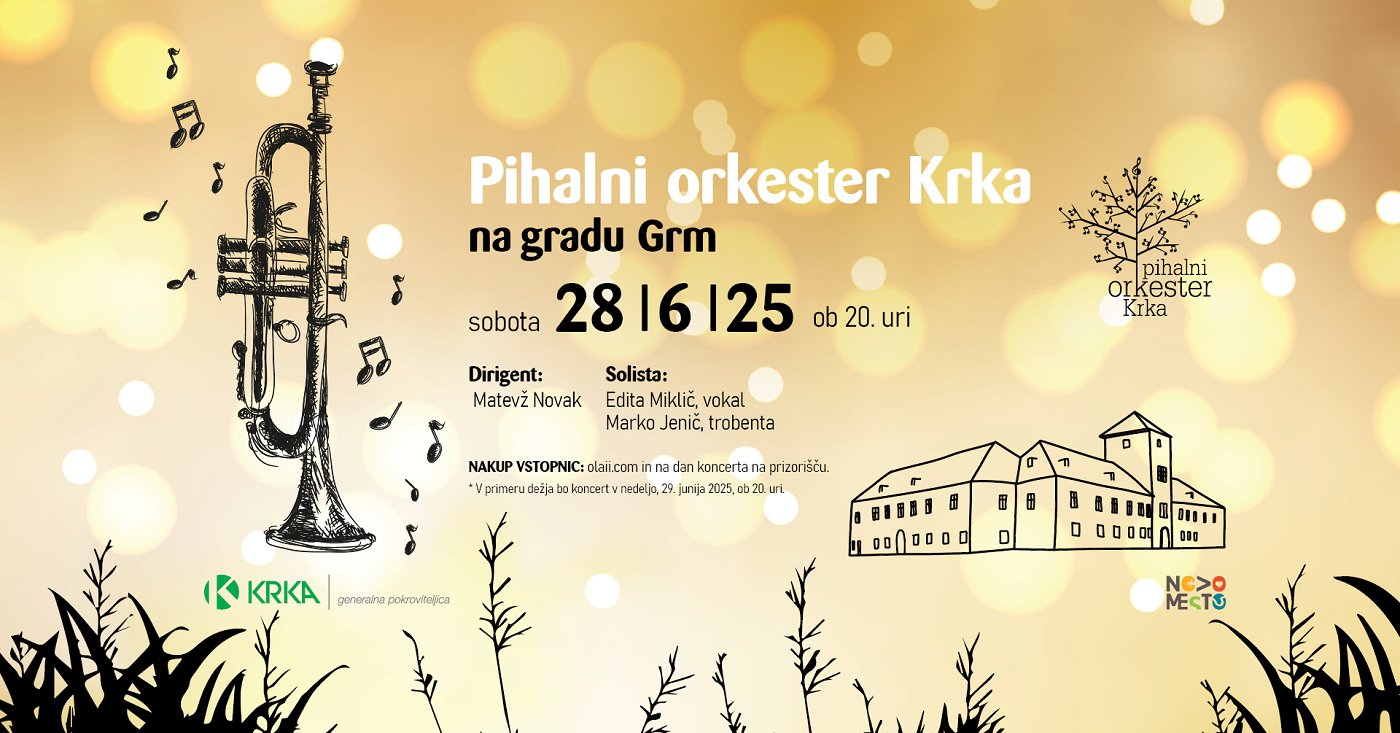 KONCERT NA GRADU GRM 2025 plakat