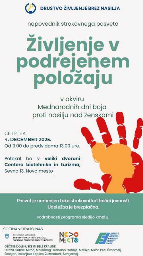 Življenje v podrejenem položaju - plakat