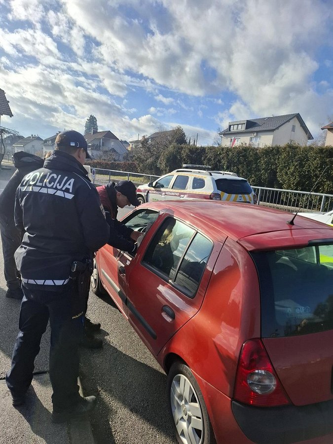 akcija preverjanja vožnje pod vplivom alkohola