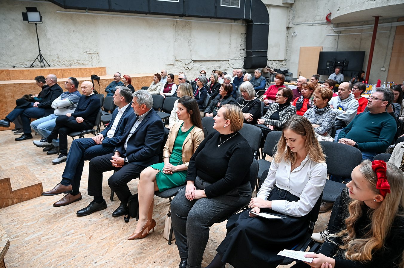 Županov tradicionalni sprejem prostovoljcev - slika udeležencev