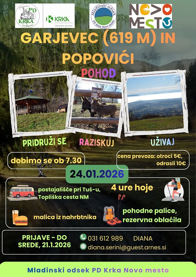 Pohod Garjevec, Popovići 24. 1. 2025 Pohod Garjevec, Popovići 24. 1. 2025