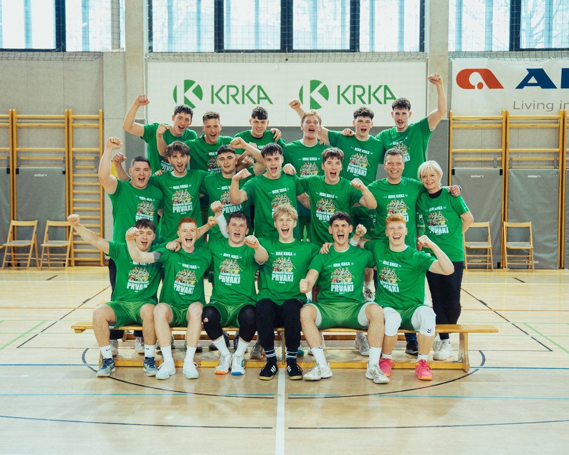 Skupinska fotografija rokometašev