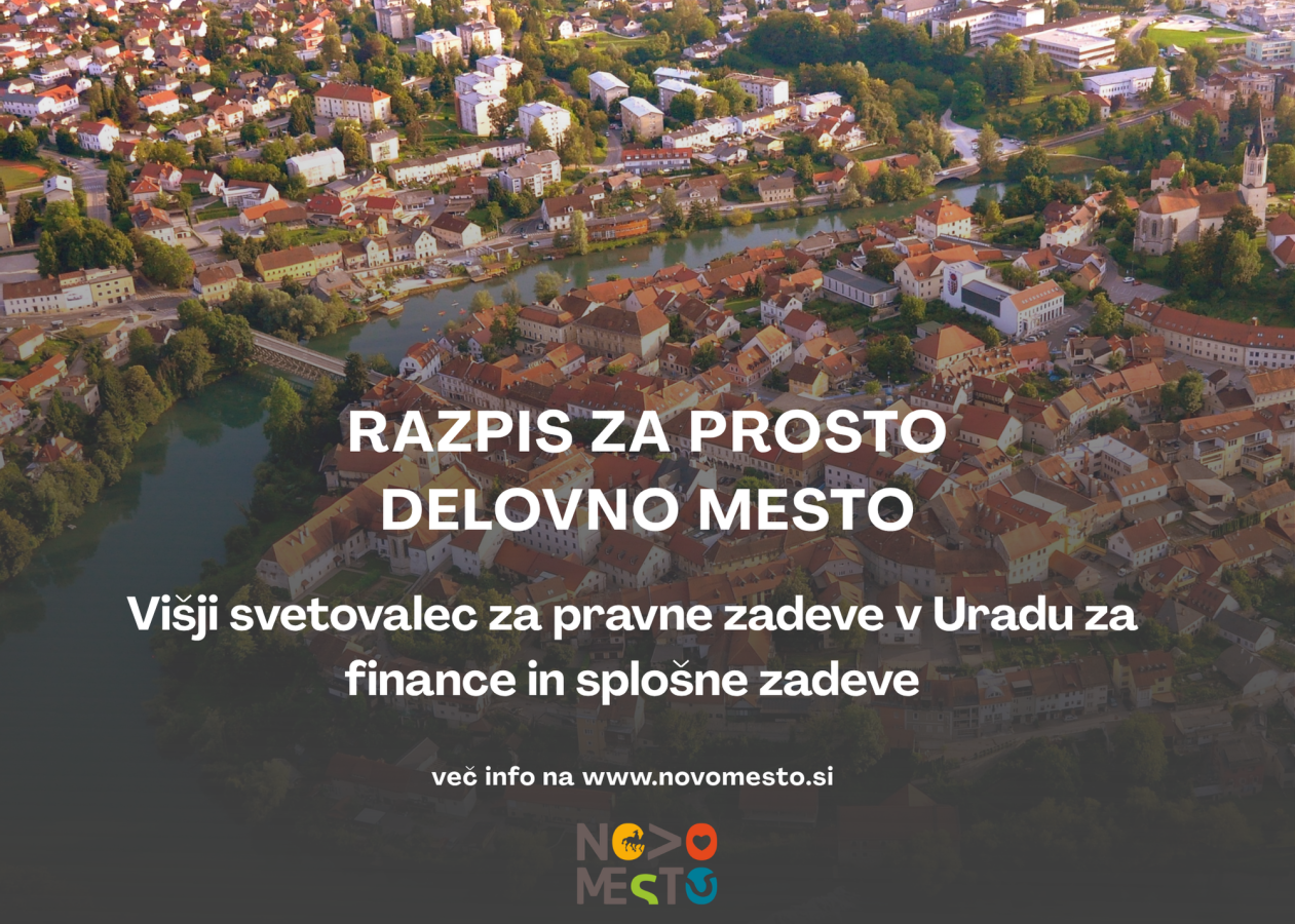 Razpis svetovalec za pravne zadeve 2026