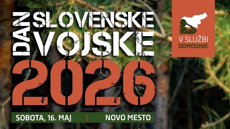Dan Slovenske vojske 2026 v Novem mestu. Ob dnevu Slovenske vojske začasna popolna zapora Kandijskega mostu 
