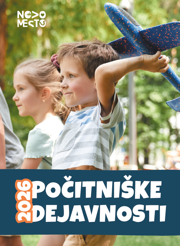 Zloženka s predstavitvijo počitniških dejavnosti 2026.  Počitniške dejavnosti za otroke 2026