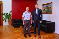 Srečanje župana z novim direktorjem Policijske uprave Novo mesto