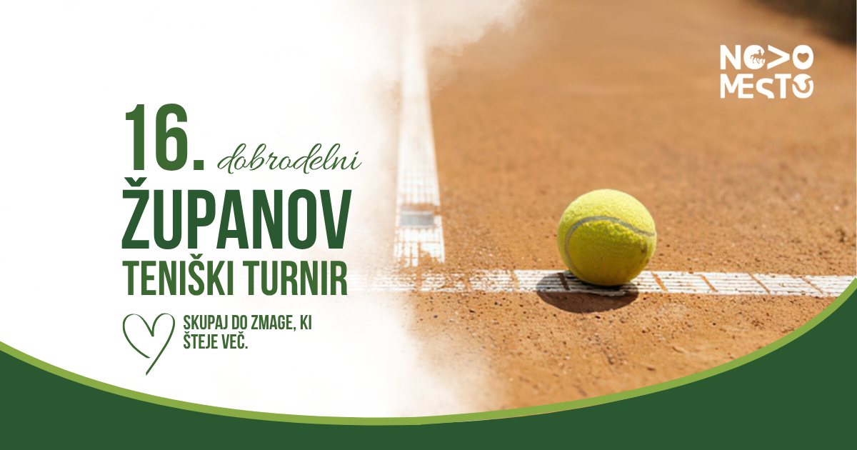 Teniški turnir  16. Dobrodelni županov teniški turnir