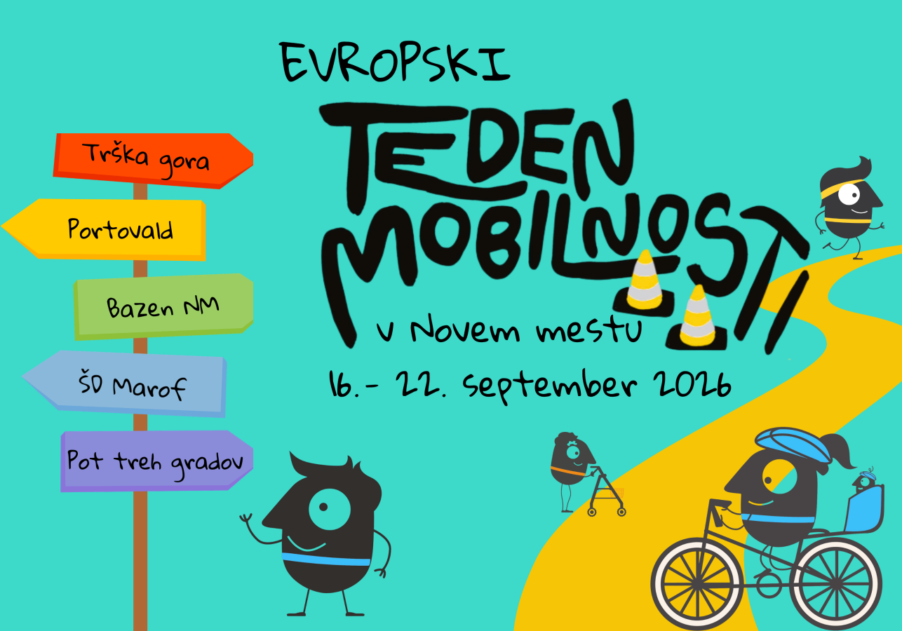 Plakat Evropski teden mobilnosti