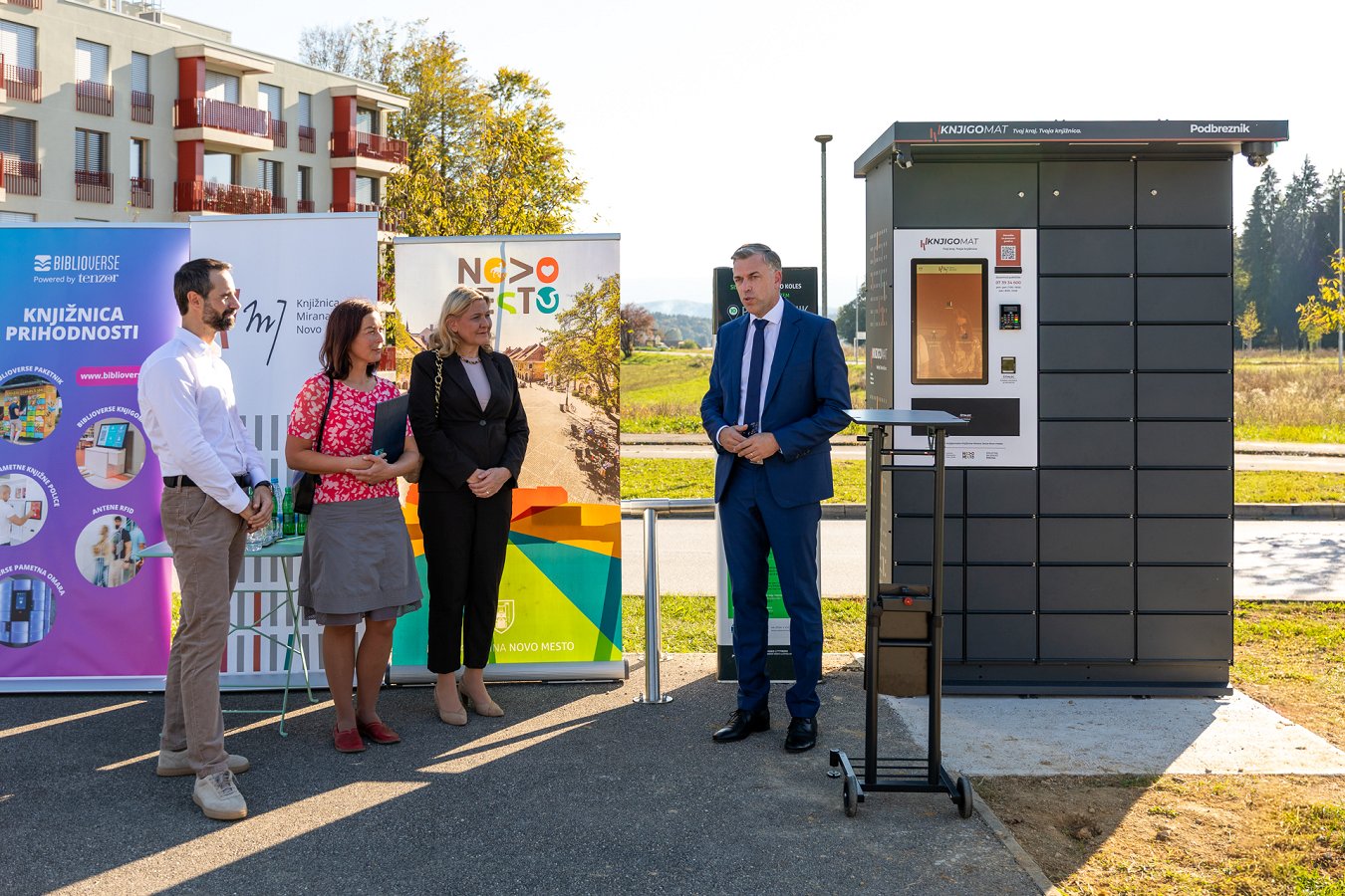 Župan Macedoni med nagovorom