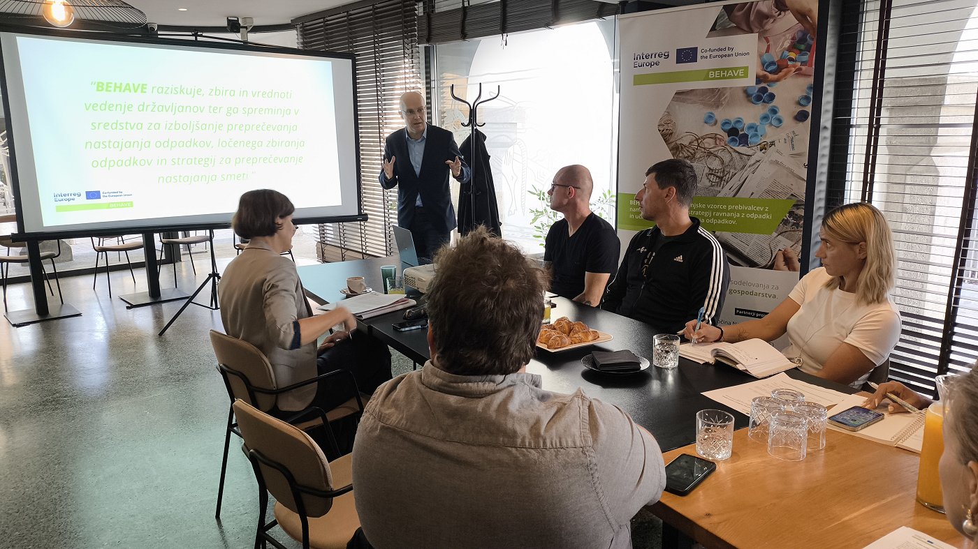  BEHAVE project: Shaping Sustainable Behaviour at Public Events and Spaces in Novo mesto