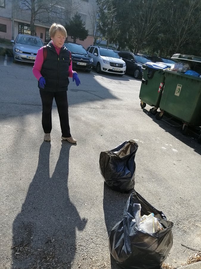 Pobiranje smeti 
